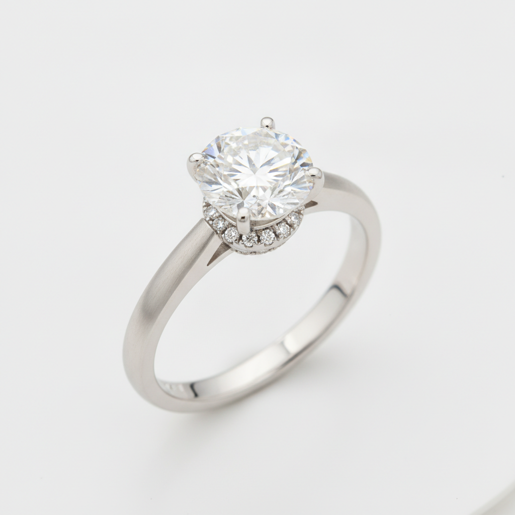 The Céleste — 2.50ct Round Cathedral